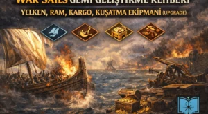 War Sails Gemi Geliştirme: Yelken, Ram, Kargo, Kuşatma Ekipmanı (Upgrade Rehberi)