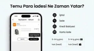 Temu Para İadesi Ne Zaman Yatar? (2026) Kredi mi Kart mı Daha Hızlı? Temu Para İadesi Ne Zaman Yatar? (2026) Kredi mi Kart mı Daha Hızlı?
